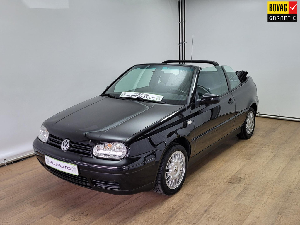 Volkswagen GOLF Cabriolet zwart 2001