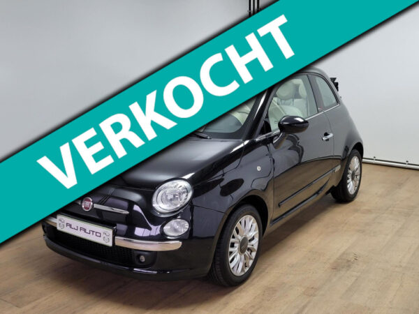 Fiat 500C occasion Zwart bij ALJ Auto in Zeeland 1