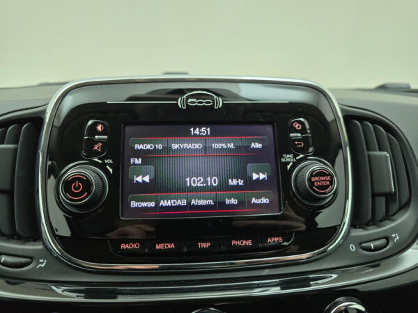 Fiat 500 occasion Zwart bij ALJ Auto in Zeeland 17