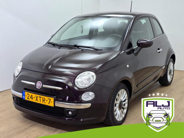 Fiat 500 occasion Paars bij ALJ Auto in Zeeland 1