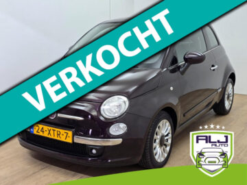 Fiat 500 occasion Paars bij ALJ Auto in Zeeland 1