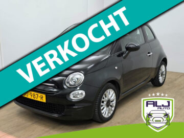Fiat 500 occasion Zwart bij ALJ Auto in Zeeland 1